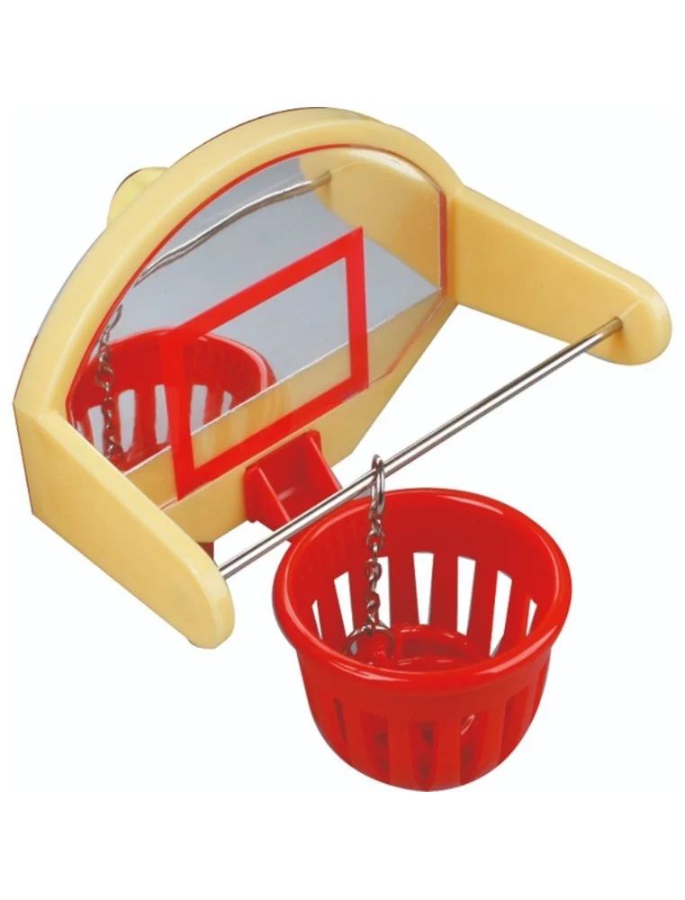Mini basket-ball Flamingo Bird Toy - Jouet pour oiseau - 9x11x8 cm