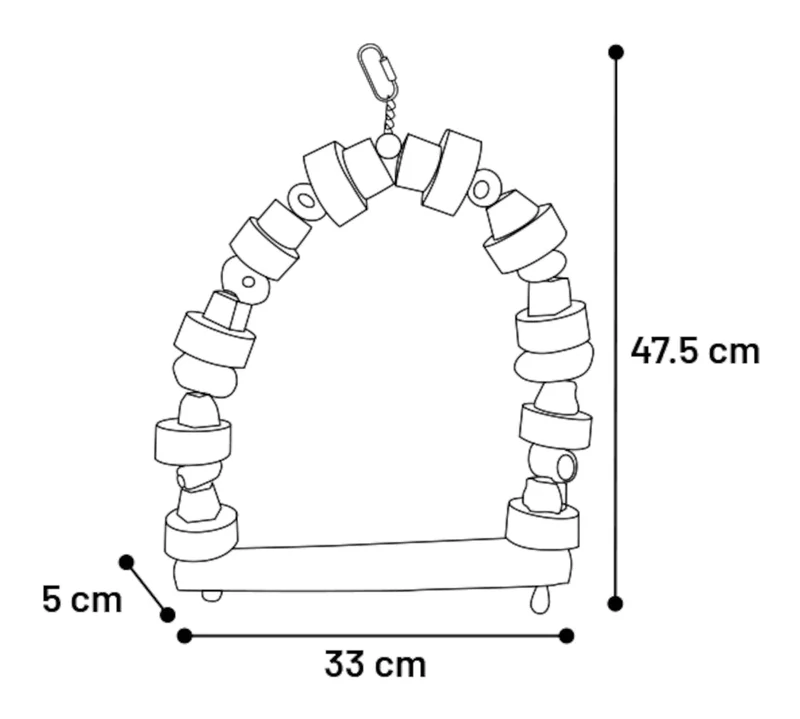 Takkie balançoire pour perroquets
