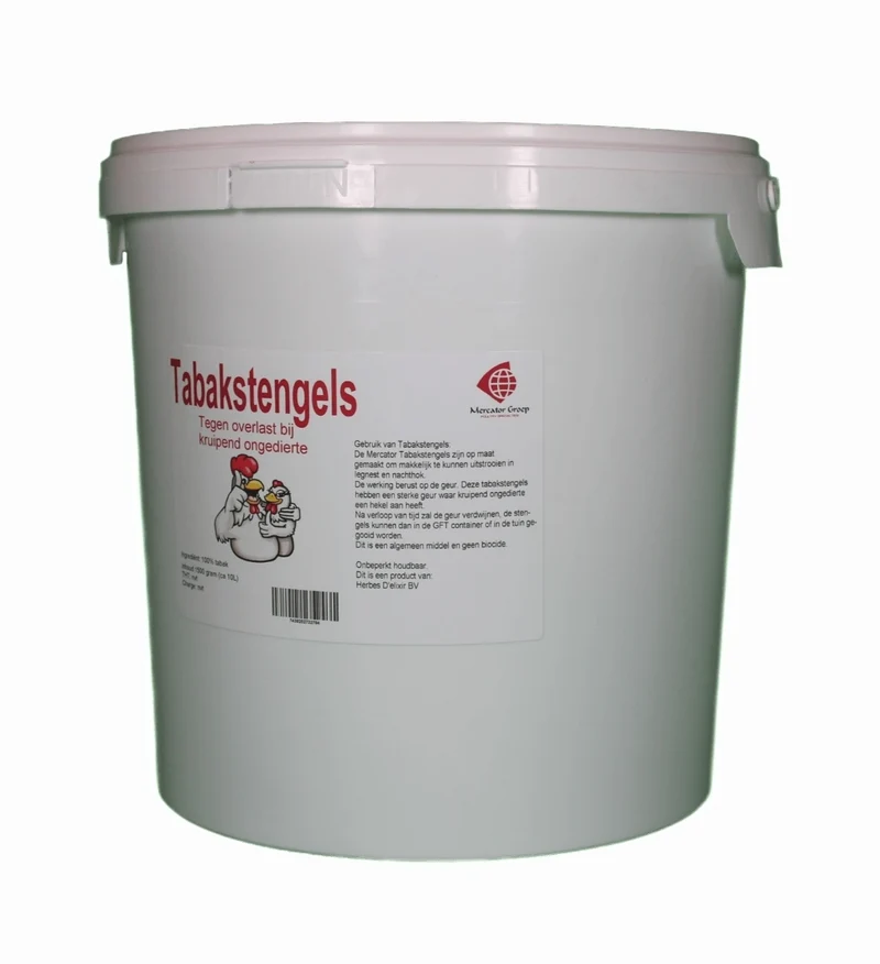 Tiges de tabac Mercator 2500 g - Seau 10L