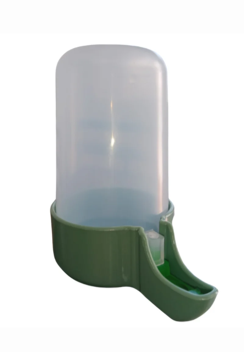 Fontaine à eau vert olive, système anti-gaspillage 100 ml - Moldes Ave