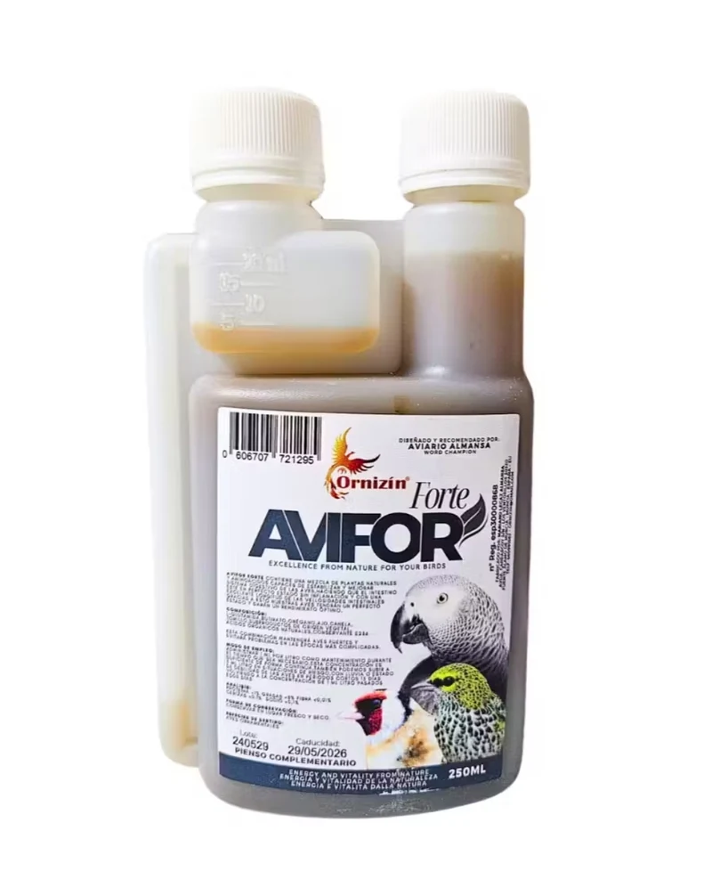 Avifor Forte 500 ml (2 x 250 ml) - Ornizin - Pour tous les oiseaux et pigeons - Convient pour 500 litres d'eau