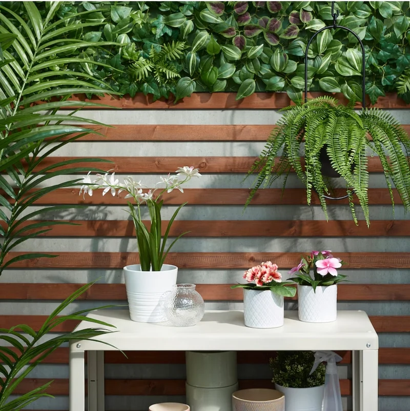 Plante artificielle 1 Tuile de Gazon Décoratif 26x26