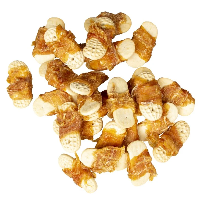 Duvoplus wraps au poulet et biscuits 400 grammes ± 52 pièces