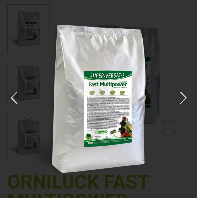 Multi-aliments rapide Carduelis et Spinus 1 kg - OrniLuck - Pâtée aux œufs verte