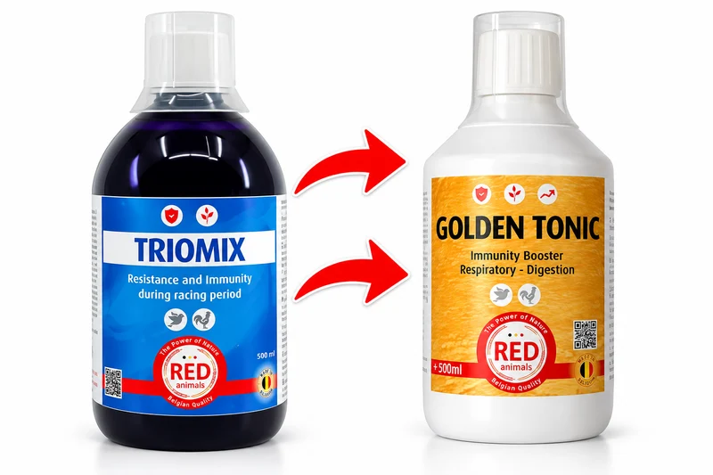 - REMPLACÉ PAR GOLDEN TONIC - Triomix Liquide (Tricho-Mix) 500ml - Animaux Rouges