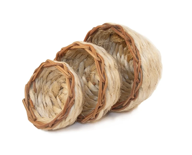 Nid en sisal blanc préformé Ø 11cm