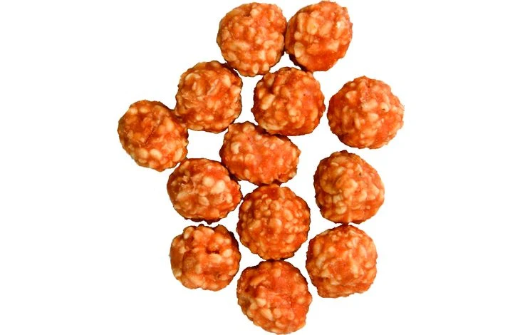 Boulettes de poulet et riz 75 grammes, Flamingo