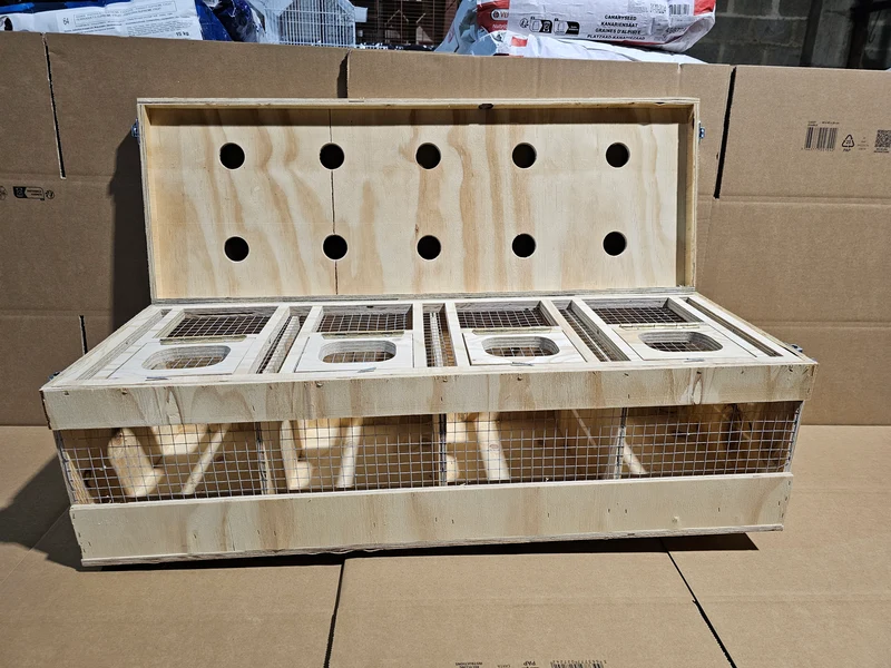 Caisse de transport en bois (solide et durable)