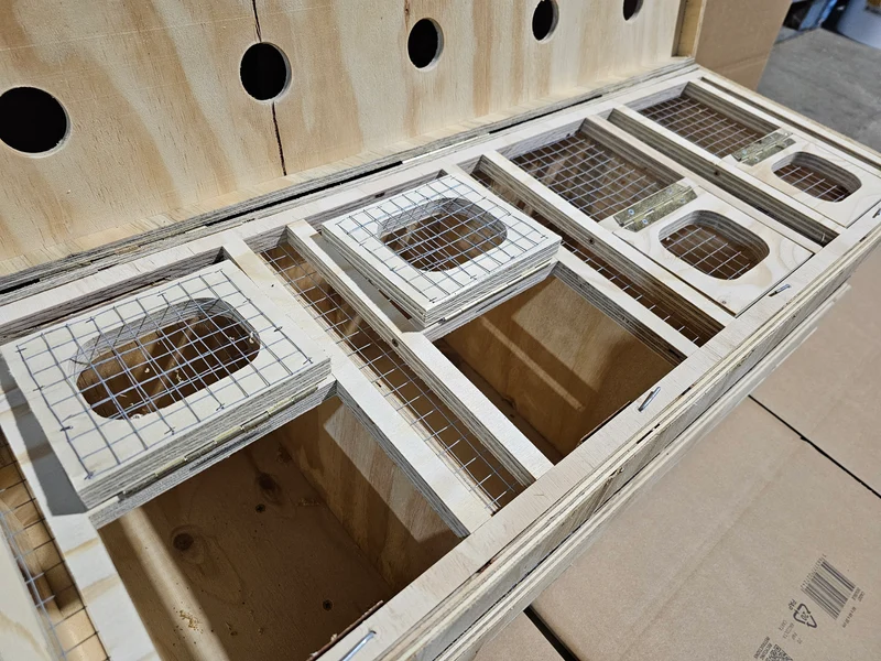 Caisse de transport en bois (solide et durable)