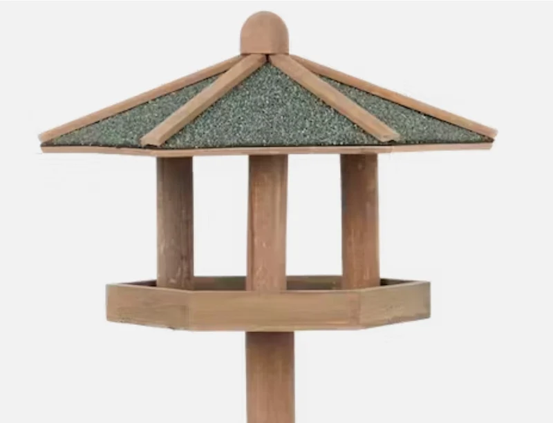 Table d'alimentation pour oiseaux de jardin sur pied