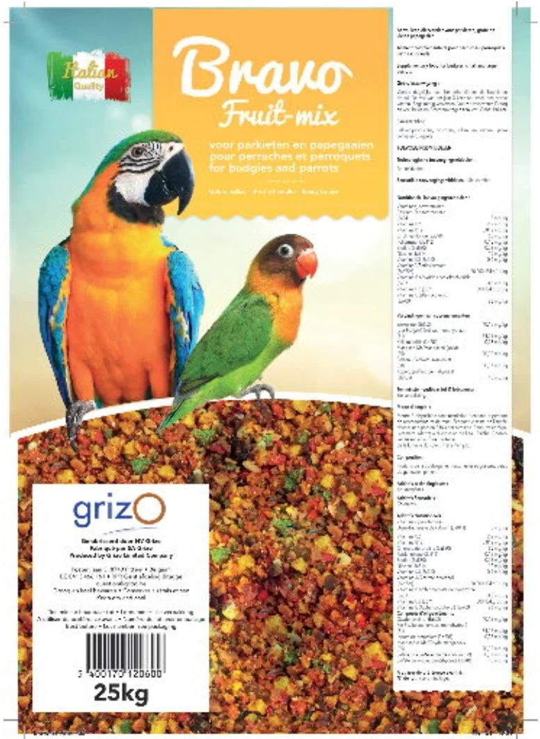 Bravo Fruit Mix Gros 500 grammes - emballé à la main
