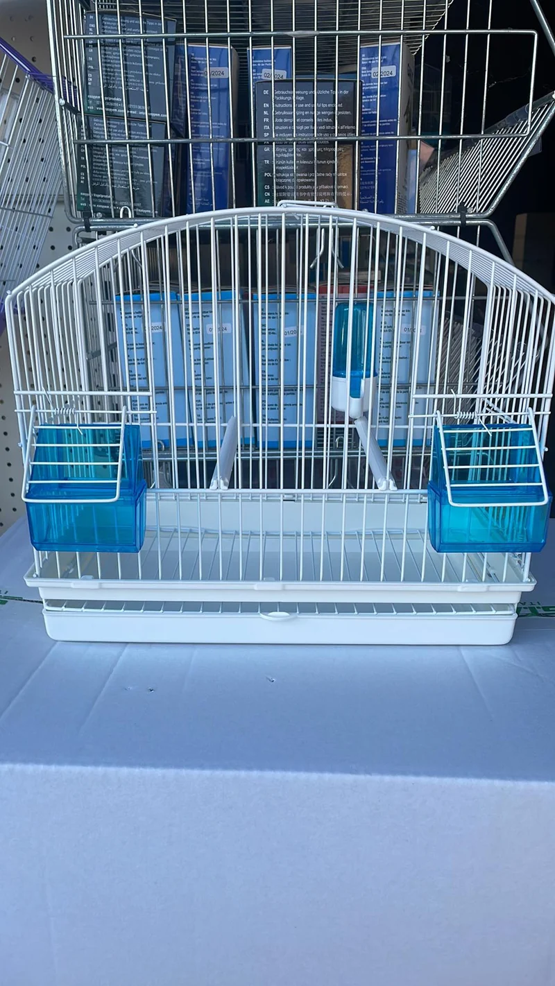 Cage d'exposition STAND BLANC