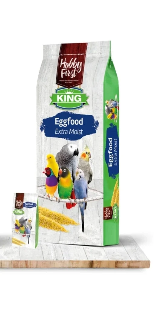 King Eggfood Jaune Extra Moite (Extra Gras) 1kg - HobbyFirst