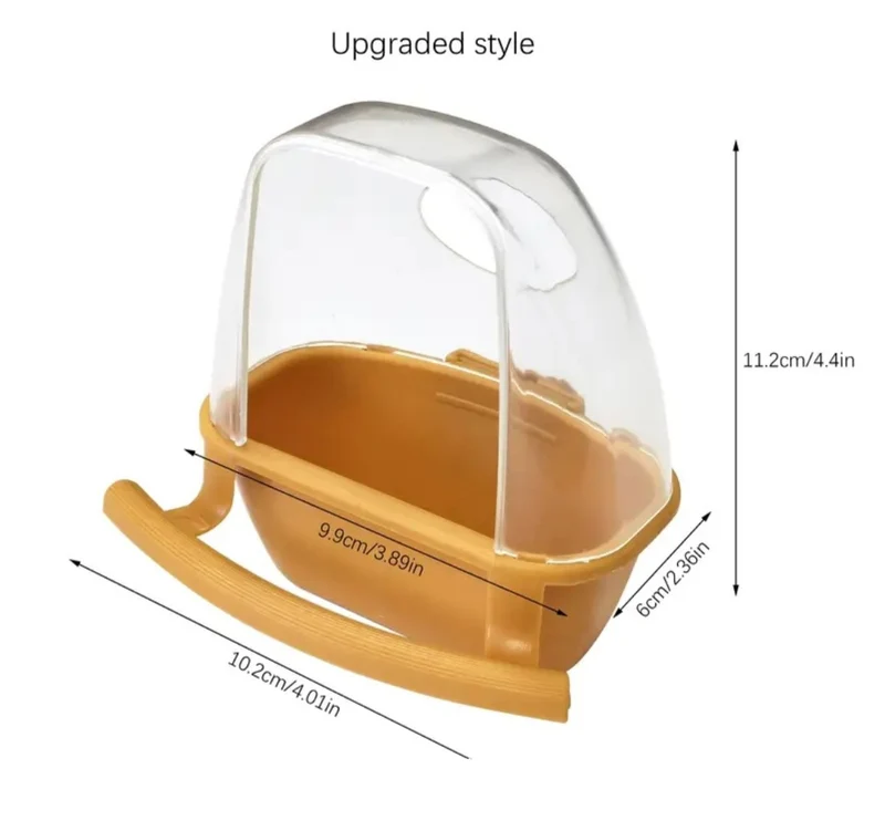 Gamelle en plastique avec vis de fixation