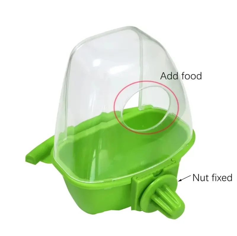 Gamelle en plastique avec vis de fixation