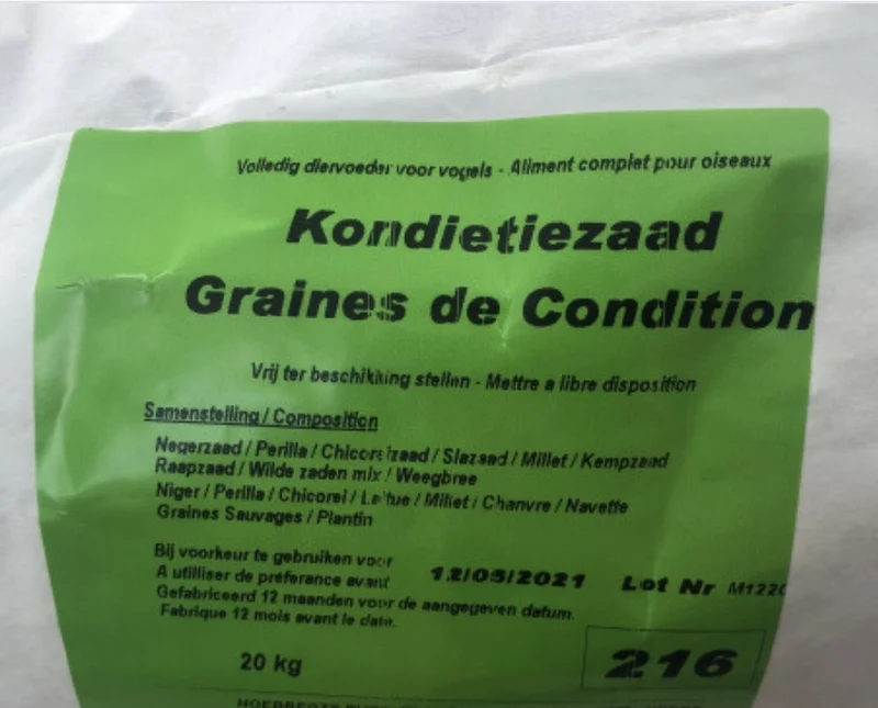 Conditionnement graines 20kg ( 216 ) - Hobbyfarm Hoebregts