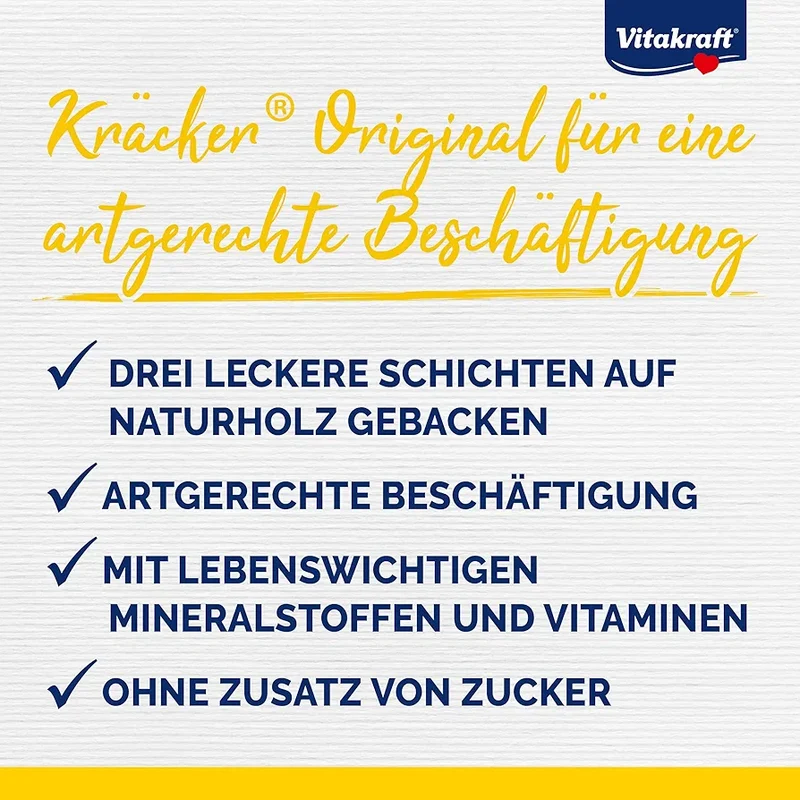 Calopsitte Vitakraft Kräcker® au miel et à l'eucalyptus, 2 pièces