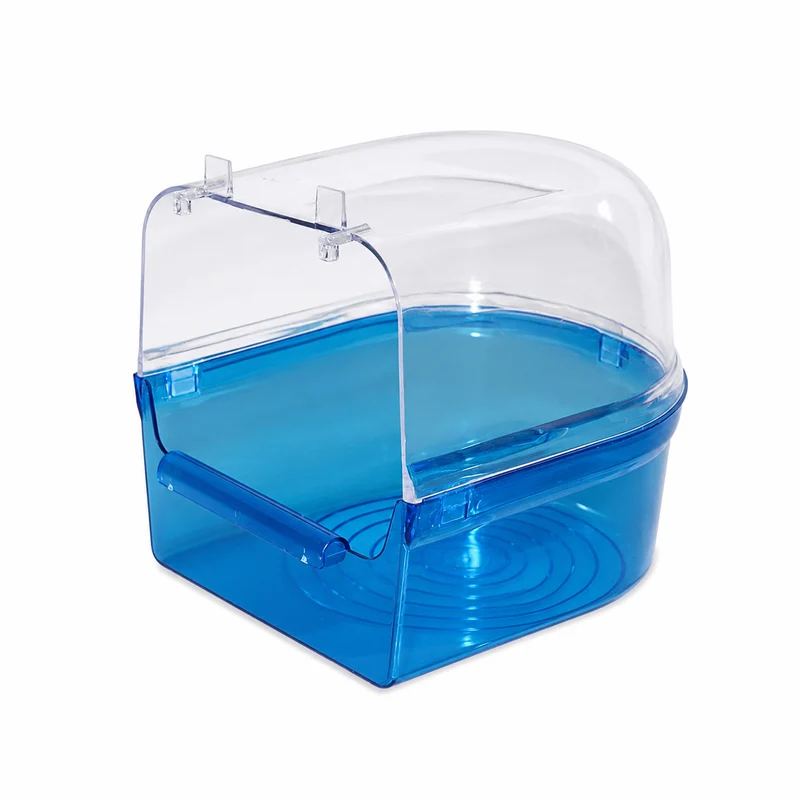 Maison de bain grand transparent Bleu / transparent