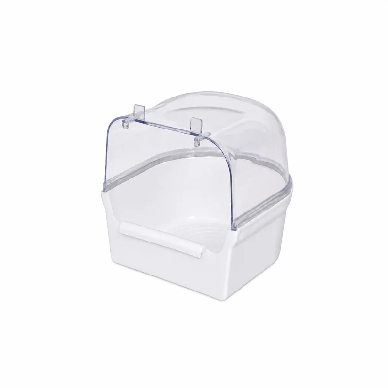 Maison de bain grand blanc / transparent