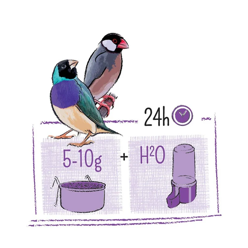 Oiseaux purement tropicaux 2kg