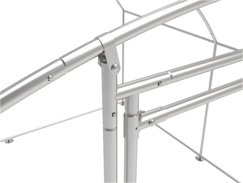 COMPTOIR POULET METAL AVEC BÂCHE 250CM
