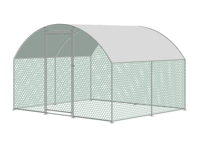 COMPTOIR POULET METAL AVEC BÂCHE 250CM
