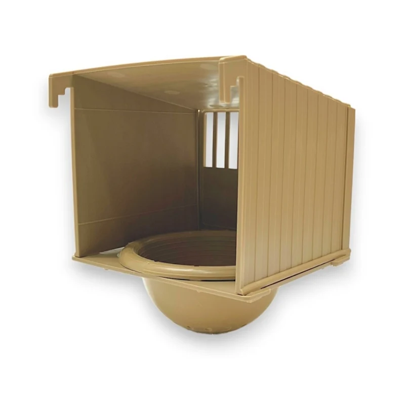 Nid suspendu beige avec bol nid beige - BOX 18 PIECES