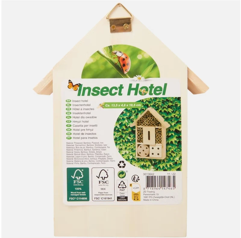 Hôtel à insectes 13.5x5x18.5