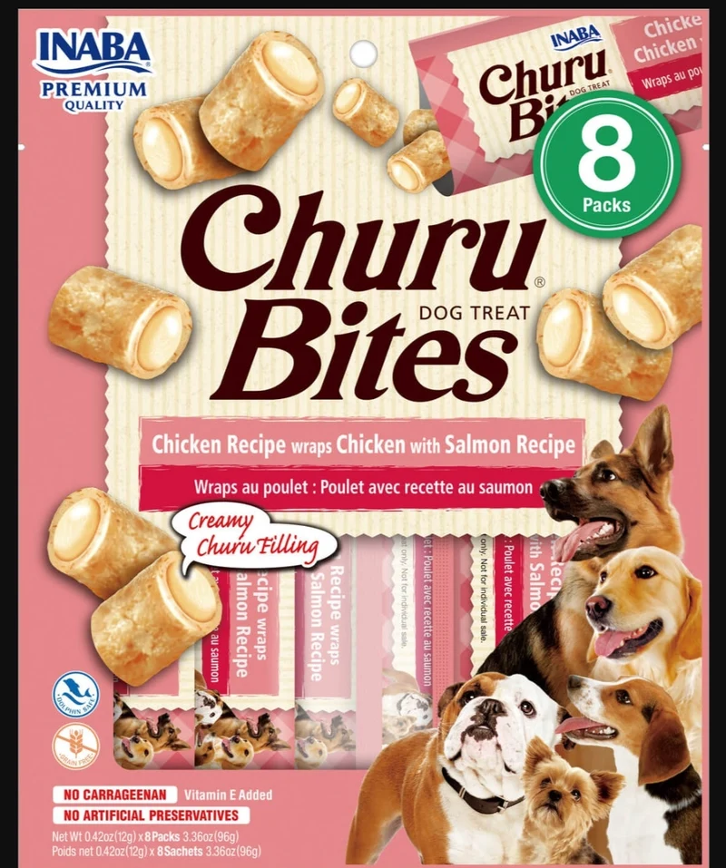 Churu Bites Dog Treat Saumon 1 pièce