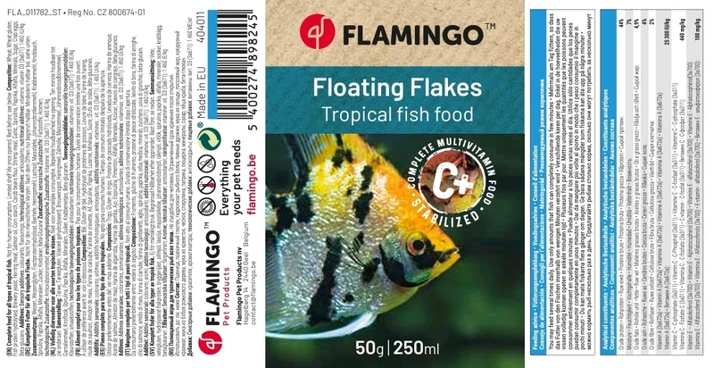 Tropica Flake Food Poisson Tropical 250ml - Flamingo
