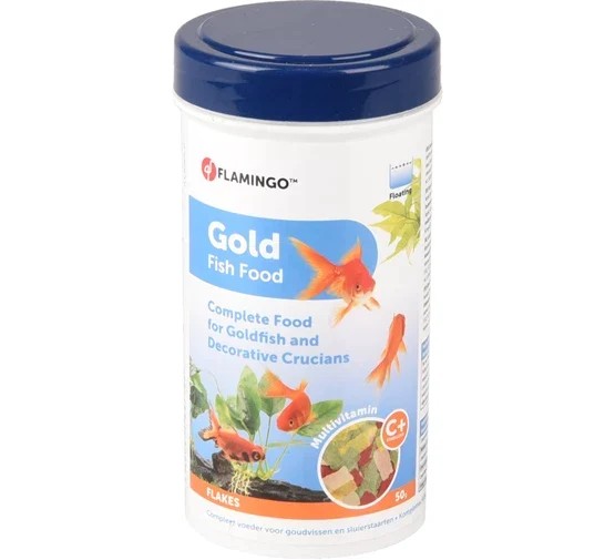 Gold Flake Food Poisson Rouge 100ml - Flamingo