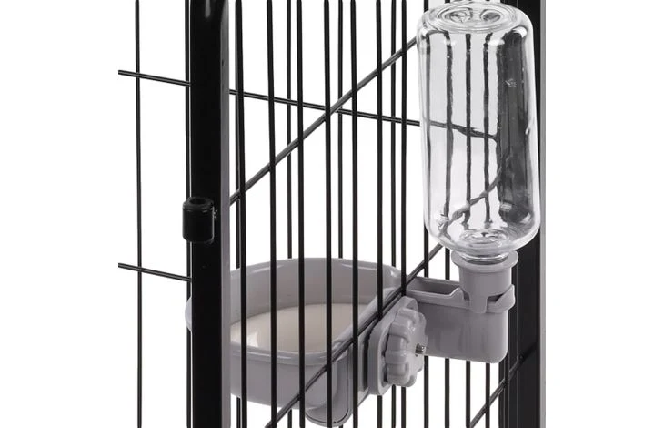 Abreuvoir Avec Bouteille Pour Wire Cage 480ml - Flamingo