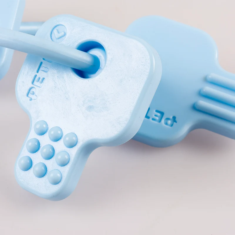 Petit jouet à mâcher cléo bleu