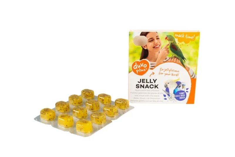 Collation de gelée pour oiseaux avec chia, 12pcs. 5 grammes
