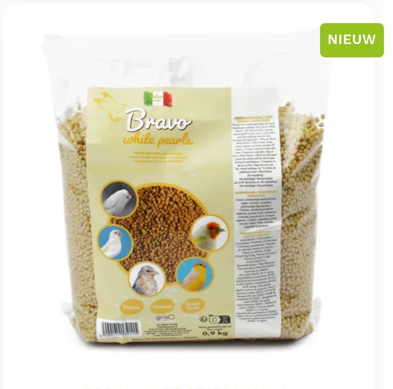 Bravo White Pearls 100 grammes (perle blanche morbide)
