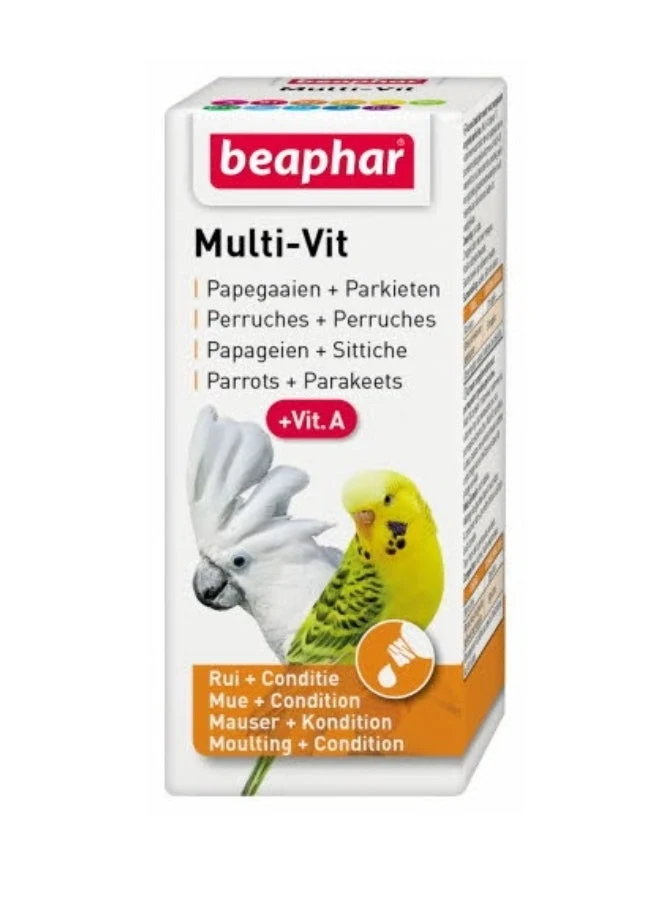 Multi-Vit Perroquet Perruches 50ml - Beaphar