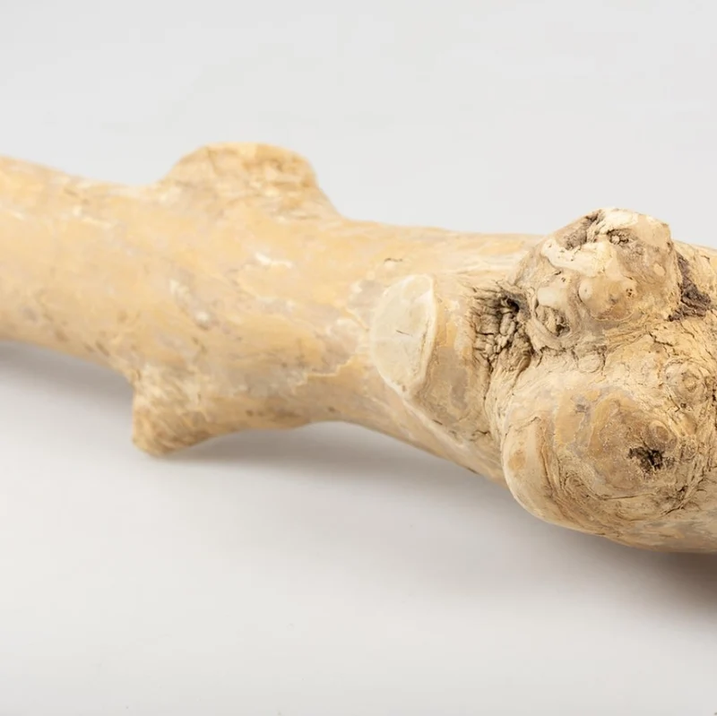 Perchoir à oiseaux en bois de café M - 30cm Marron