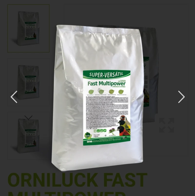 Multi-aliments rapide Carduelis et Spinus 4 kg - OrniLuck - Pâtée aux œufs verte