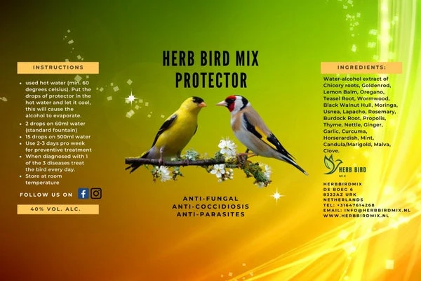 Protecteur 50 ml - 3 en 1 (*) - Protection totale - Mélange d'herbes et d'oiseaux