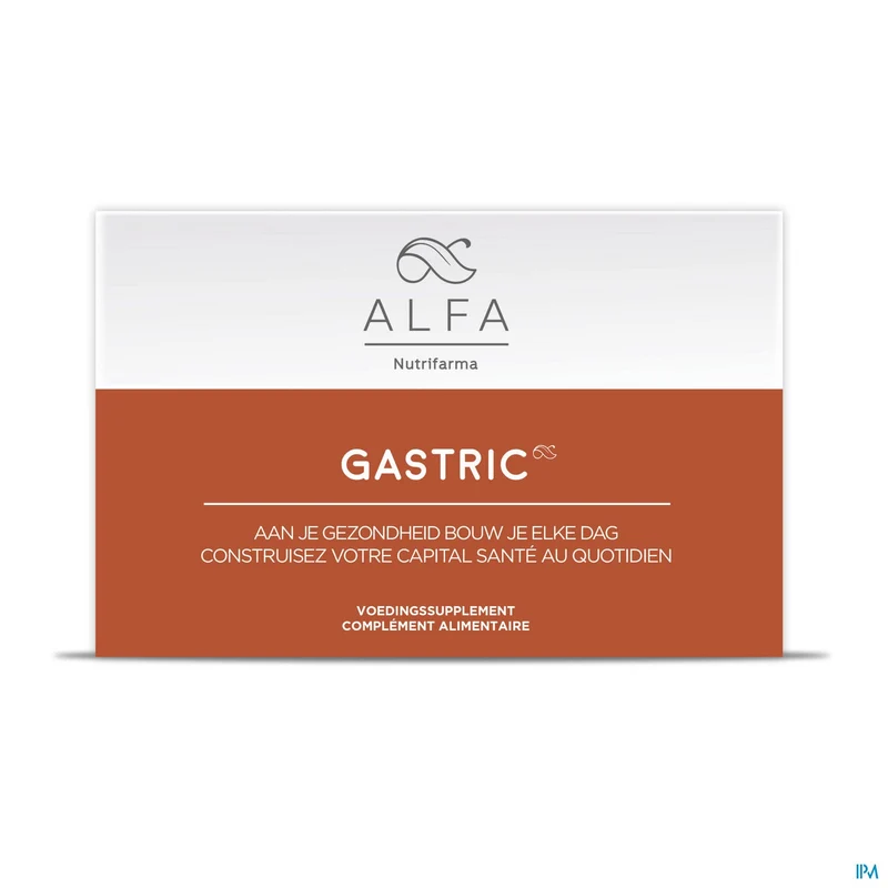 Alfa Gastric V-caps 60 - Spijsverteringsondersteuning & Maagzuurverlichting | Vegetarische Capsules