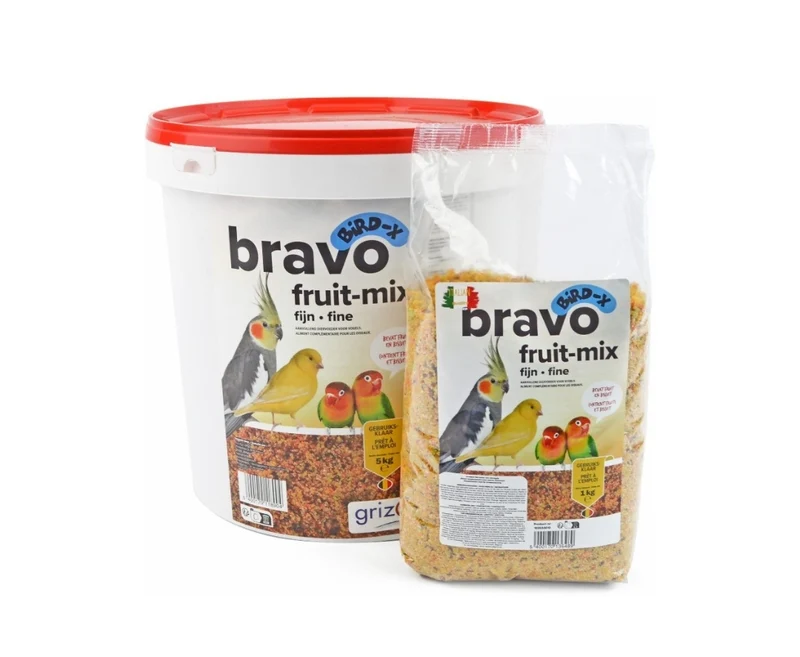 Bravo Mélange de Fruits Fin 5kg - Bird-X Grizo