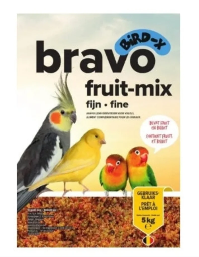 Bravo Mélange de Fruits Fin 5kg - Bird-X Grizo