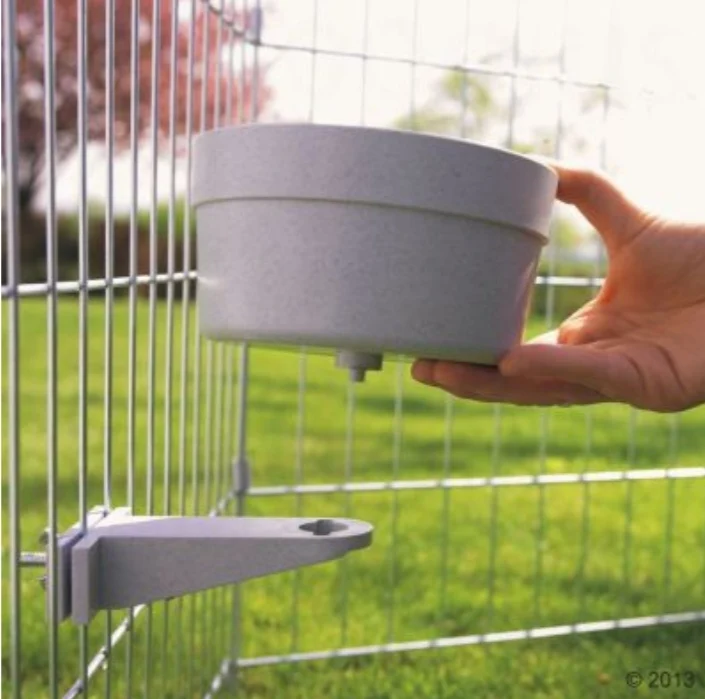 Gamelle universelle Savic (en grès) - Avec support - 550 ml