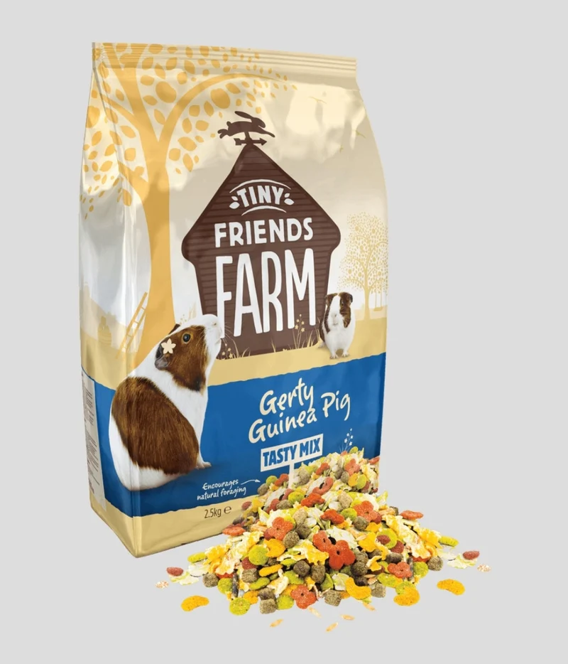 Supreme Tiny Friends Farm Gerty Cochon d'Inde Tasty Mix - Nourriture pour cochon d'Inde - 850 grammes