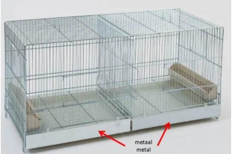 Cova Wire Cage 90cm Cage d'élevage 2 pièces