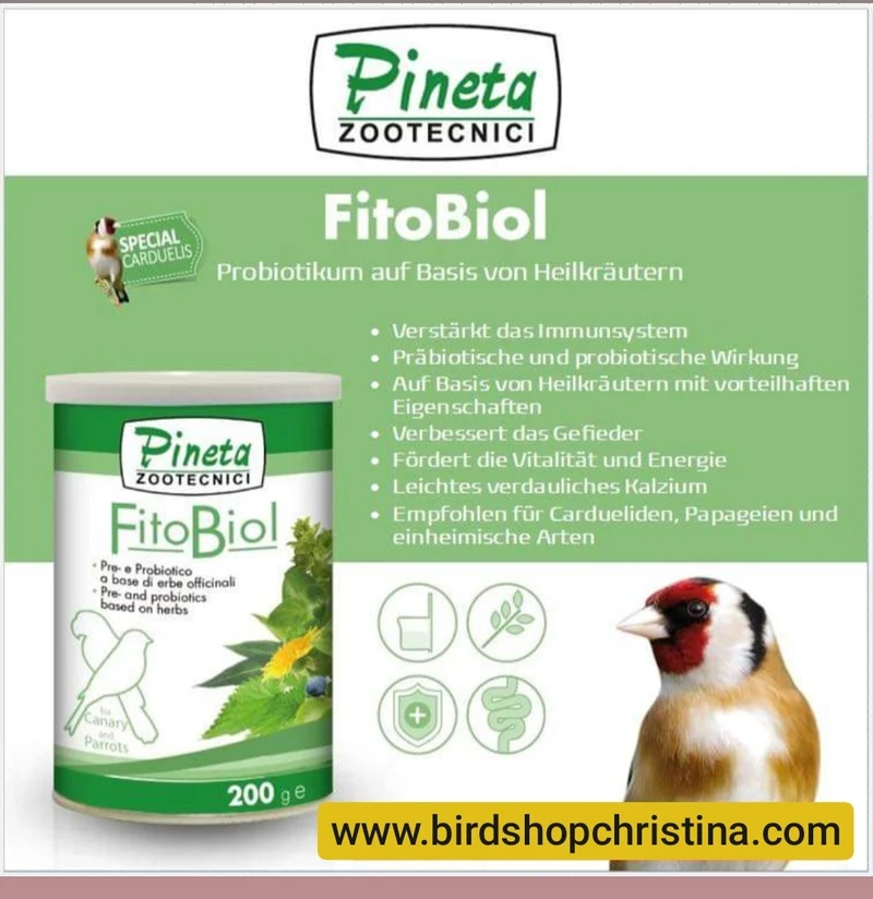FitoBiol 200 grammes - Reproduction et condition physique - Protecteur et tonique - Pineta Zootecnici