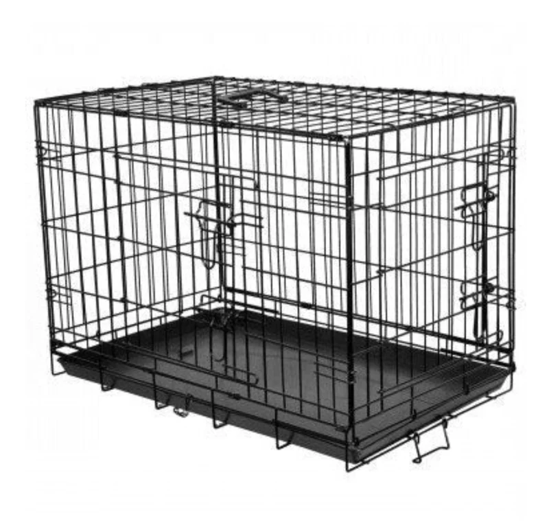 Duvo+ Cage fil noir L 92x57x64 cm