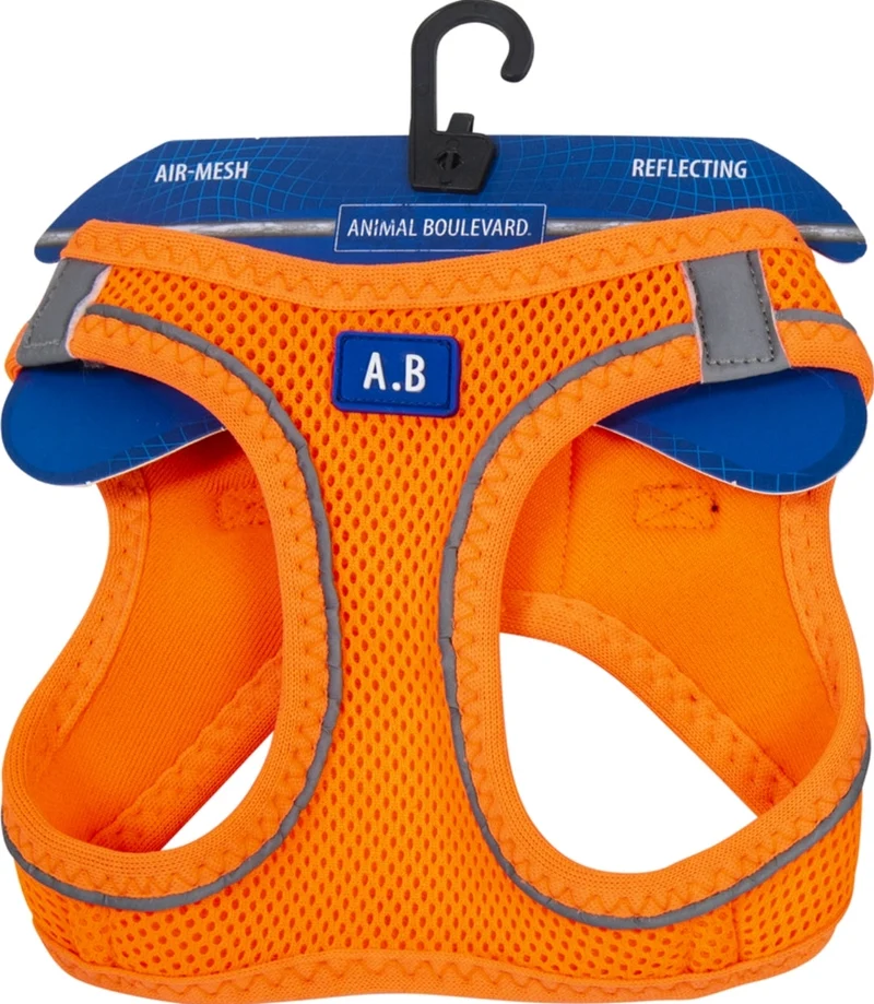 Animal Boulevard Air-Mesh Harnais Confort Orange 13 kg