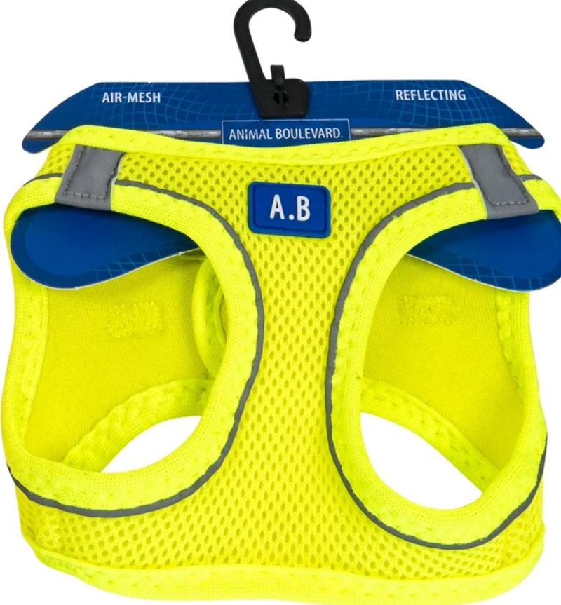 Animal Boulevard Air-Mesh Comfort Harnais Jaune 3kg