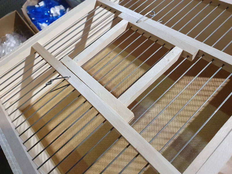 Boîte de transport en bois double 68 x 30 x 11